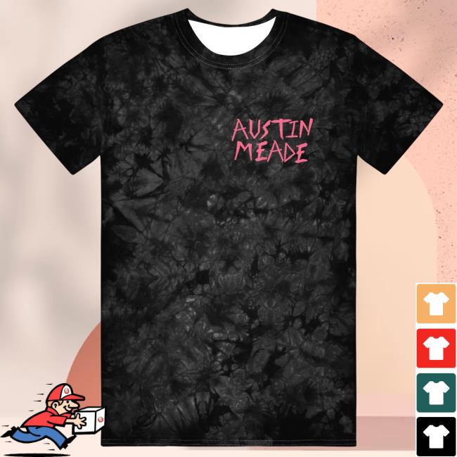 Austin Meade Abstract Art Of An Unstable Mind Black Tie Dye Shirt
