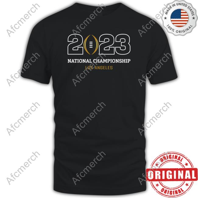 2023 National Championship Los Angeles Edition Limited Tee Shirt