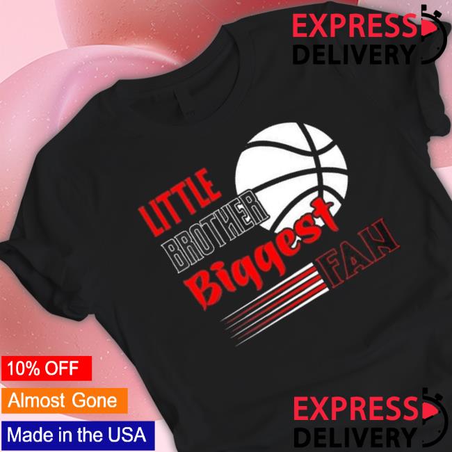Baseball Little Brother Biggest Fan Shirt