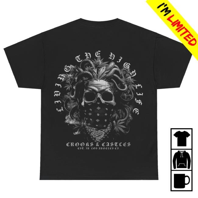 Crooks & Castles - Skull Medusa New Shirt Crooks & Castles Store Merch