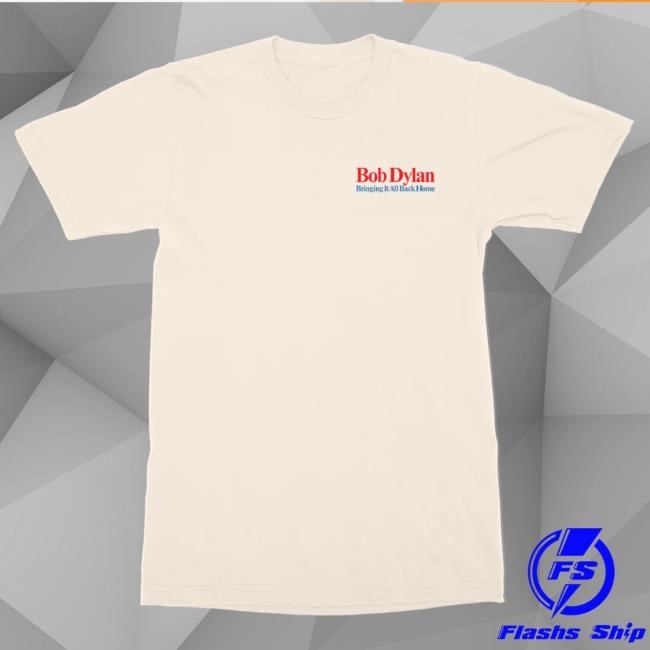 Official Bob Dylan Merch Store Bob Dylan Bringing It All Back Home Album Cover T Shirt BobDylan