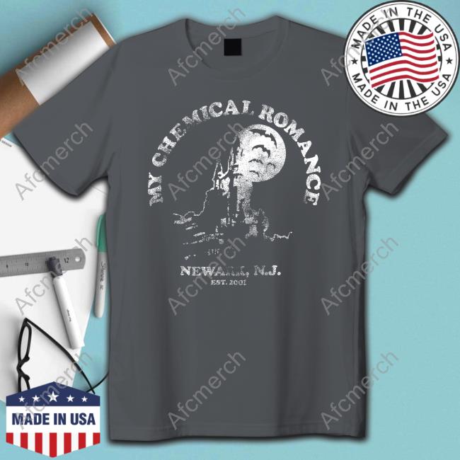 My Chemical Romance Haunted Castle Distressed Tee Shirt