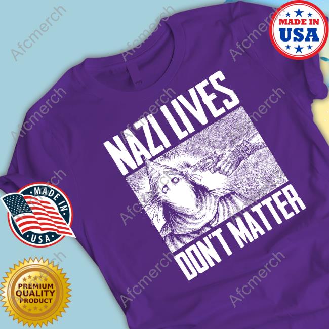 Official Punk With A Camera Shop Nazi Lives Don't Matter Diablo Macabre Tee Bandit 161