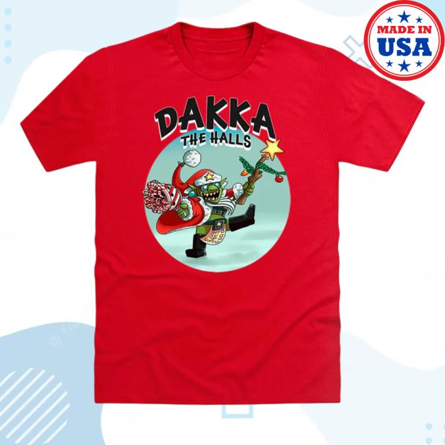 Warhammer Merch Premium Da Red Gobbo - Dakka The Halls Shirts