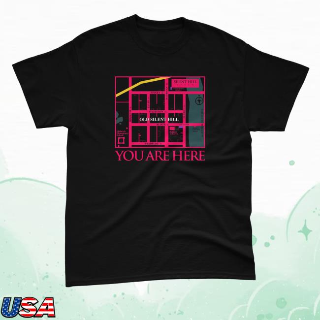 Official Konami Merch Shop Blood Map T Shirt