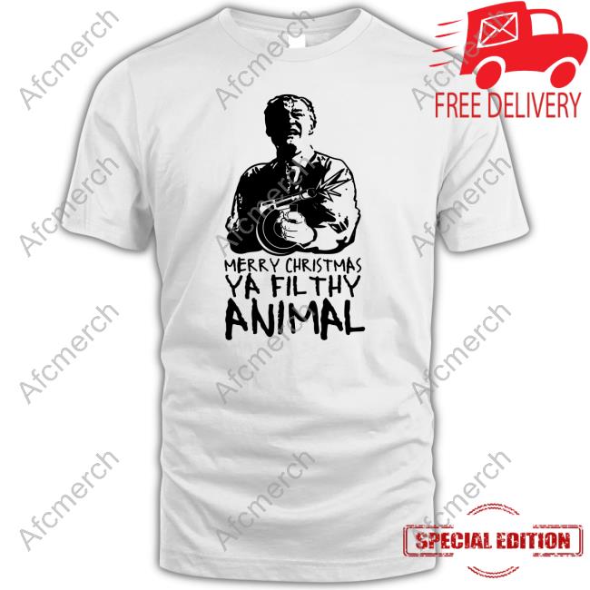 Bunker Branding Merch Merry Christmas Ya Filthy Animal TankTop