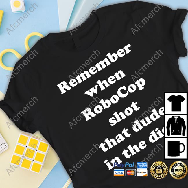 Bloody Disgusting Remember When Robocop Shot That Dude In The Dick Hoodie