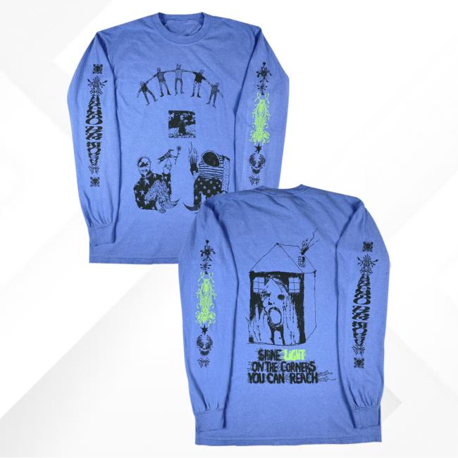 Official Hello Merch Indigo De Souza Shine Light Flo Blue Hoodies (Indigo X The.Mall.At.Christmas Collab) HelloMerch