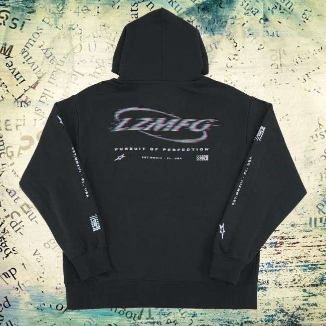 Official Lzmfg Merch Static Heavy Hoodies