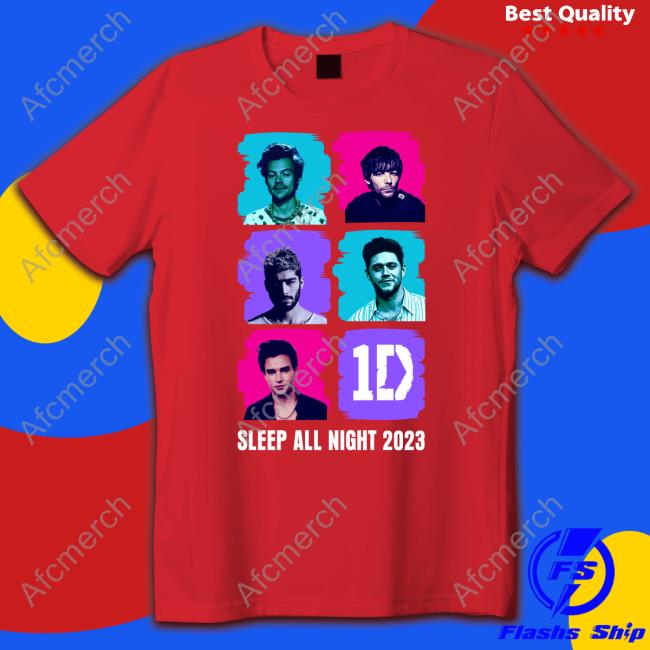 Official One Direction Sleep All Night 2023 Shirt