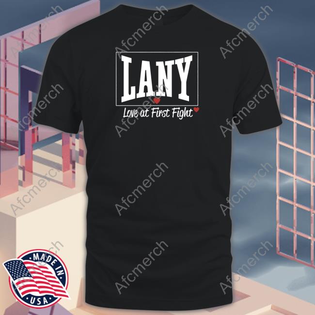 Lany Love At First Fight Black T Shirts