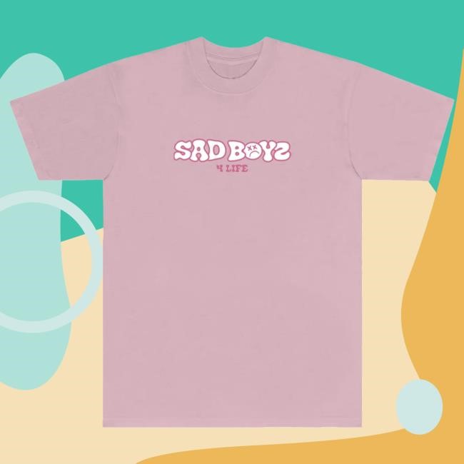 Official Sad Boyz Merch Store Mente Positiva 4L New Shirt - Light Pink Official Sad Boyz Merch Store Mente Positiva 4L Crew neck - Light Pink