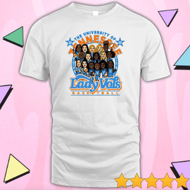 Official 2023 The University of Tennessee Lady Vols Basketball Shirt