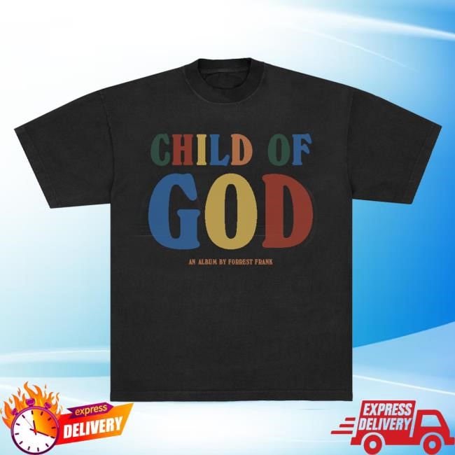 Child Of God By Forrest Vintage Black Pullover Shirt– ForrestFrank