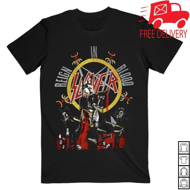 Slayer Clothing Store Shop Merch Reign In Blood Arch T Shirt