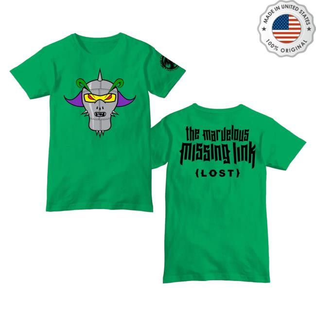 Official Icp Merch Clothing Store Insane Clown Posse The Marvelous Missing Link Lost Green Tshirt