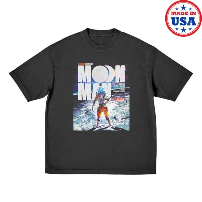 Official KiD CuDi Merch Store Moon Man #1 Cover New Shirt - KiD CuDi