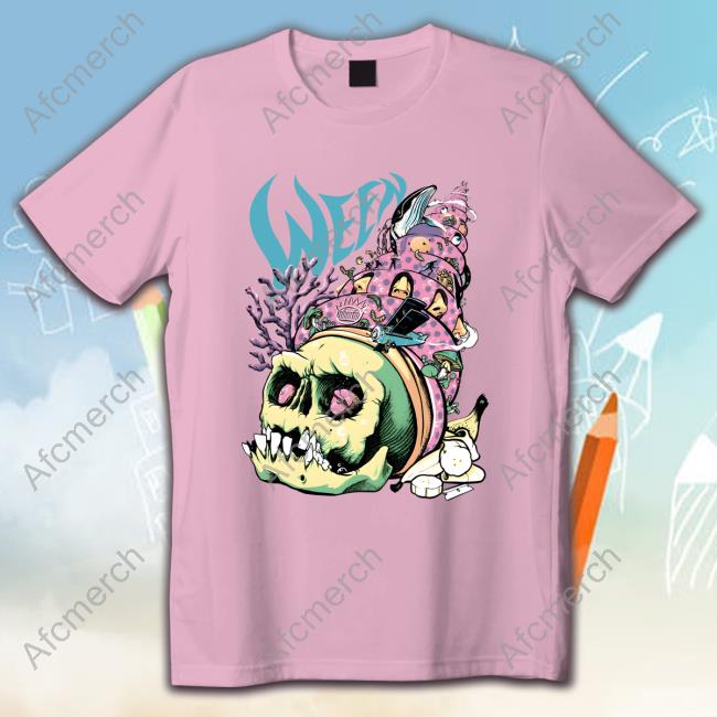 Ween Merch Shell Skull Tee