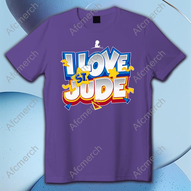 I Love St Jude Cartoon T Shirt