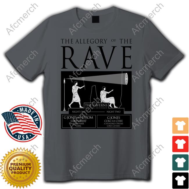 G Jones Merch The Allegory of the Rave Hoodie Gjonesbass