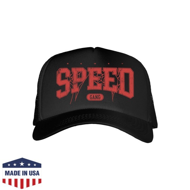 Spider Web Black Trucker Classic Hat – IShowSpeed Shop