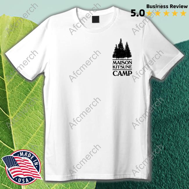 Maison Kitsune Camp Tee Shirt JuneBlueMoon