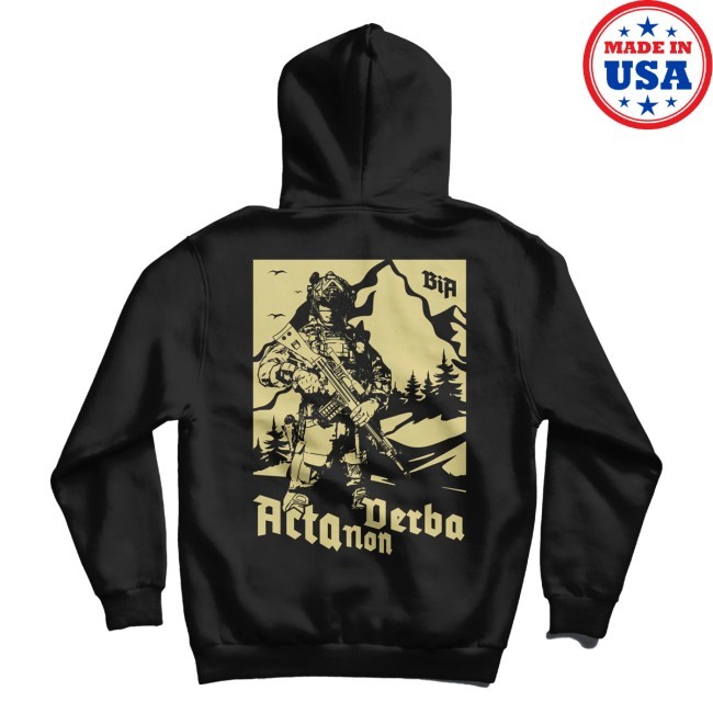 Brothersinarms Acta Non Verba Hoodie Hood