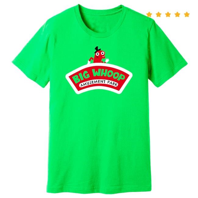 Official Devolver Digital Merch Shop Return To Monkey Island - Big Whoop Amusement Part Tee Shirt