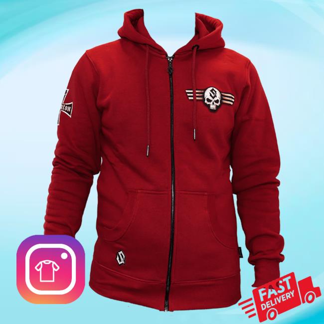 Official Sabaton Merch Store Sabaton The Red Baron Zip Pullover Hoodie Sabaton Shop