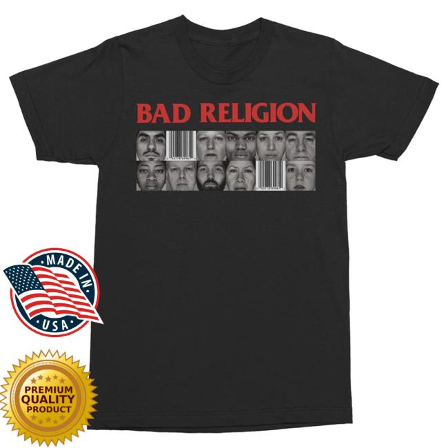 Official Kings Road Merch Store Bad Religion Gray Race Top Shirt (Black) BadReligion Kings Road Shop