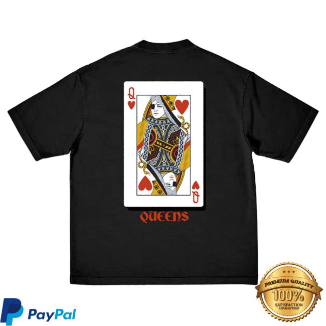 Official Queens Of The Stone Age Qotsa Merch Store Queen Of Hearts Shirt 2023 Queensofthestoneage