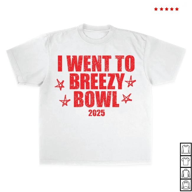 Official Chris Brown Merch Store I WENT TO BREEZY BOWL S/S Tees ChrisBrown
