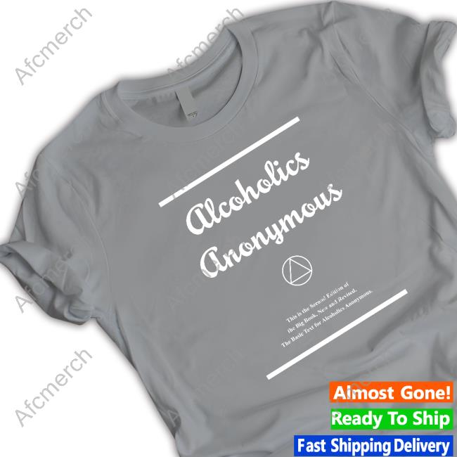 Official Rap Adam Sandler Alcoholics Anonymous Shirts