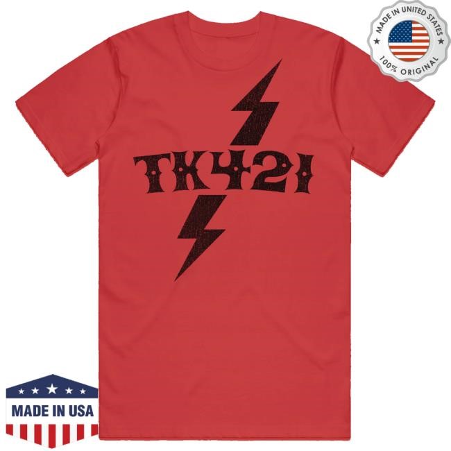 Official Lenny Kravitz Tk421 Bolt Red Shirts