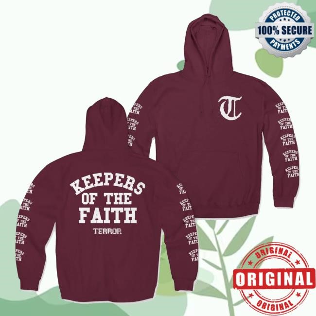Terror "Keepers Of The Faith" New Hoodie Cold Cuts Merch