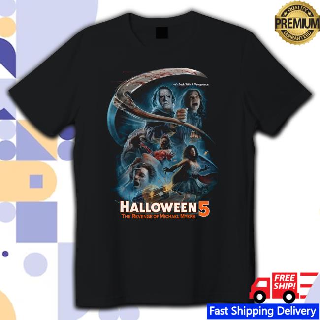 Cavitycolors Halloween 5 The Revenge of Michael Myers Crewneck Sweatshirt