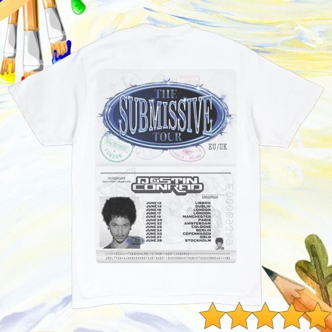 Official Destin Conrad Shop EU/UK SUBMISSIVE Tour Hot Shirt DestinConrad