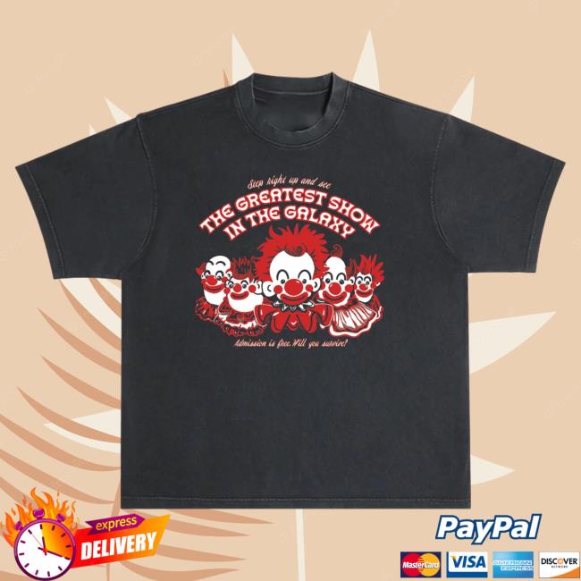 Official Super Yaki Shop Super Yaki The Greatest Show In The Galaxy Heavyweight Popover Shirt