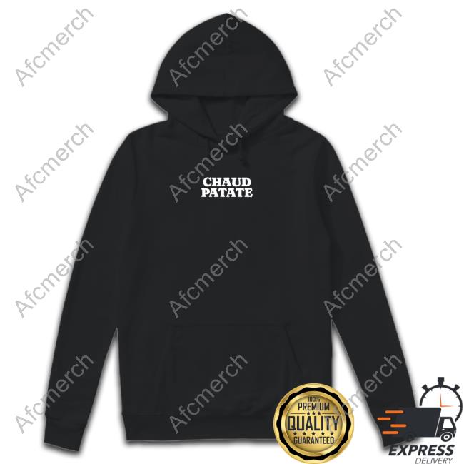 Official Average Rob Merch Chaud Patate On Met La Patate Black Tee