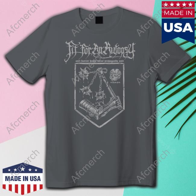 Official Anti Fascist Heavy Metal Propaganda Unit T Shirt