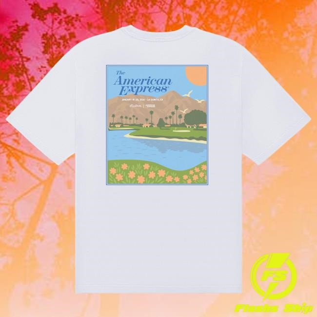New The American Express White Bermuda Poster Malbon Golf Tee