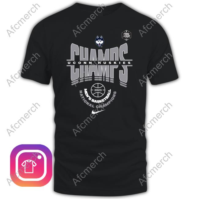 Men's Basketball National Champions UConn Huskies Shirts Ghost Mike Toscano