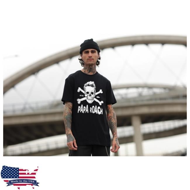 Official Papa Roach Rocktober Tshirt (Black)