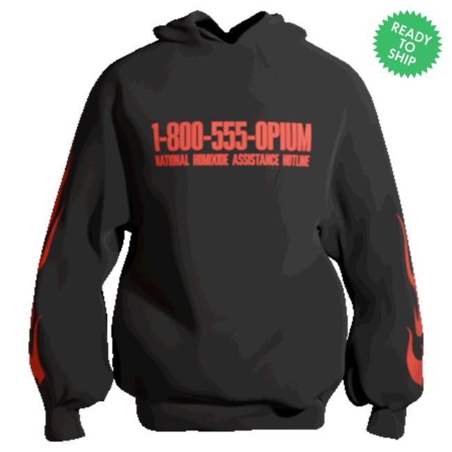 Official Homixide Gang Store HL2 Flames Attractive Hoodie