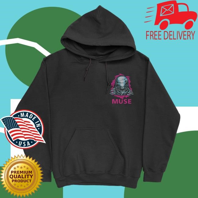 Muse Official Merch Store Peek A Boo Pullover Sweatshirt Hooded New Muse Clothing Apparel Muse Shop