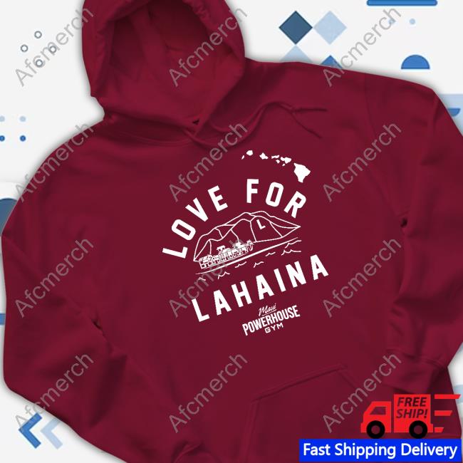 Dwayne Johnson Wearing Love For Lahaina Crewneck Sweatshirt Bringhockeyback