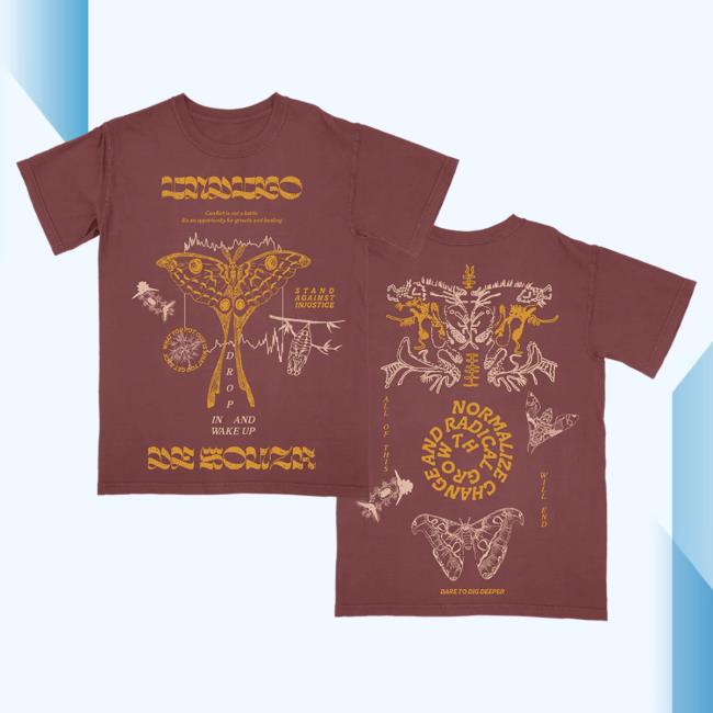 Official Hello Merch Indigo De Souza Metamorphosis Brick Tees HelloMerch