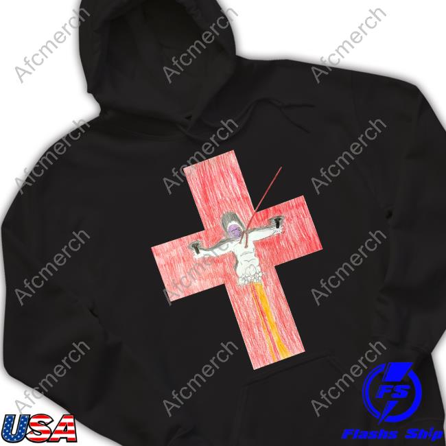 Mega64 Cross Hooded Sweatshirt