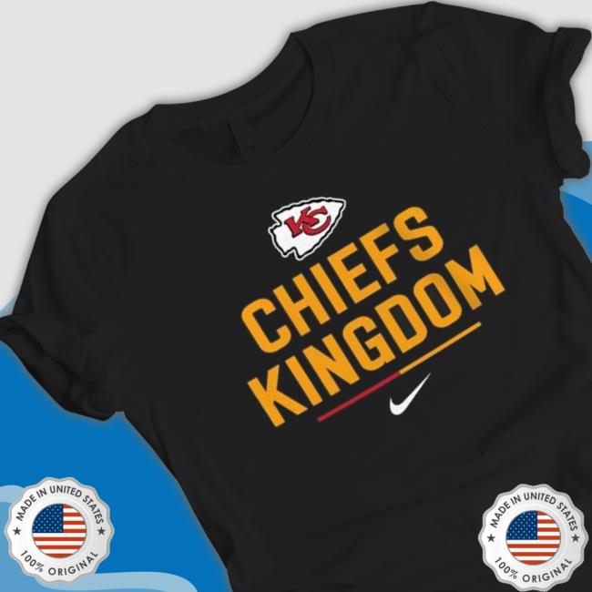 Nike Black Kansas City Chiefs Chiefs Kingdom Slogan Hooded Sweatshirt