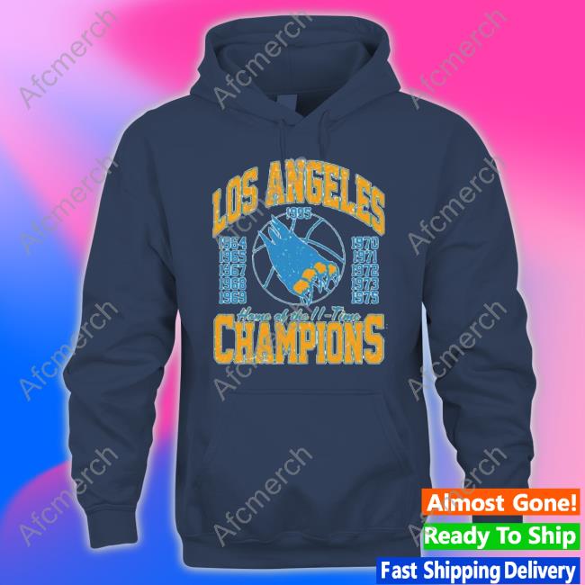 LA Basketball Home Of The 11-time Champions Hoodie